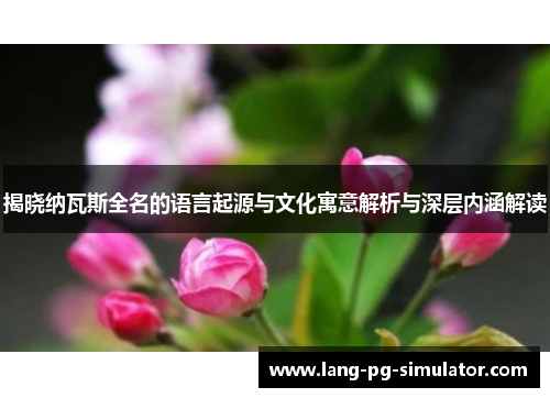 揭晓纳瓦斯全名的语言起源与文化寓意解析与深层内涵解读