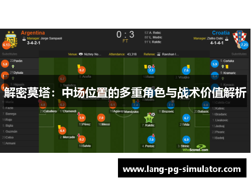 解密莫塔：中场位置的多重角色与战术价值解析